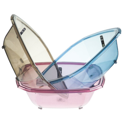 

Building a small European-style thick transparent wash basin clean kitchen pots J-317