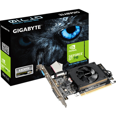 

GIGABYTE GV-N710D3-2GL 954MHz / 1800MHz 2GB / 64bit графическая карта GDDR3
