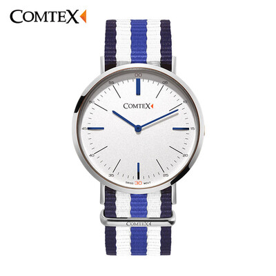 

COMTEX Mens Watches New Casual Fashion Quartz Watch Luxury Brand Simple Big Dial Waterproof Men Watch Relogio Masculino S6529