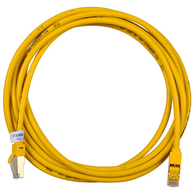 

Jinghua JH 1503 high-speed super seven lines of cable original engineering level 10 Gigabit cable oxygen-free copper conductor multi-layer shielding jumper Fluke link test high-speed transmission 3 m yellow