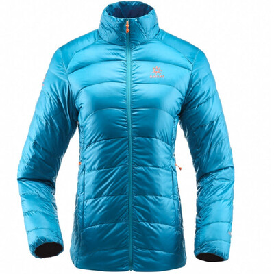 

Kailas kailas outdoor down jacket winter women in the short paragraph warm wind thickening down jacket green blue S KG320064