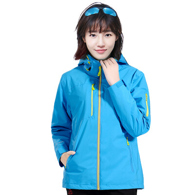 

Pellie&PELLIOT outdoor jackets men&women couples three in one or two sets of Jackets mountaineering suits 1824 women blue