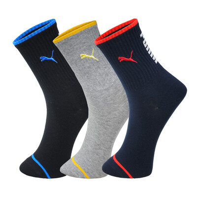 

Jingdong supermarket PUMA Puma men&39s socks casual sports high tube socks 3 double-mounted M-2905-3 black 1 in the gray 1 possession of green 1