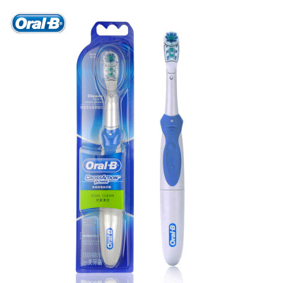 

Oral B Electric Toothbrush Cross Action Deep Clean Power Teeth Brush Use AA Battery