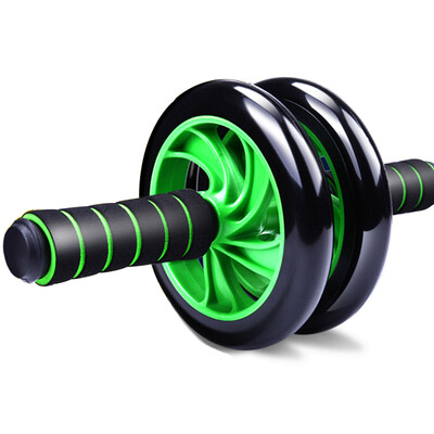 

KANSOON Silent two-wheeled abdominal device with pad PR41 green
