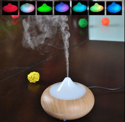 

NEW Woodgrain Aroma therapy Ultrasonic Air Humidifier Diffuser Ionizer