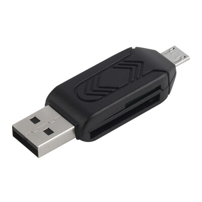 

Бесплатная Доставка Универсальный Кард-Ридер Мобильный телефон PC card reader Micro USB OTG Card Reader OTG TF/SD флэш-памяти 480