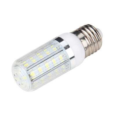 

E27 7W 36 SMD 5730 Silver Side Light светодиодные лампы Кукуруза Pure / теплый белый 110V / 240V