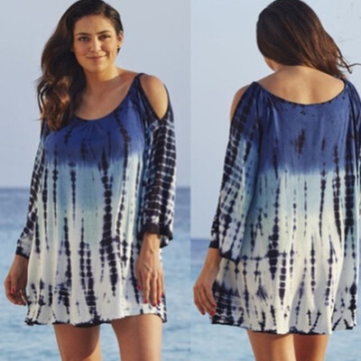 

2016 spring summer new ethnic style hollow out o-neck vest sleeveless vintage dress