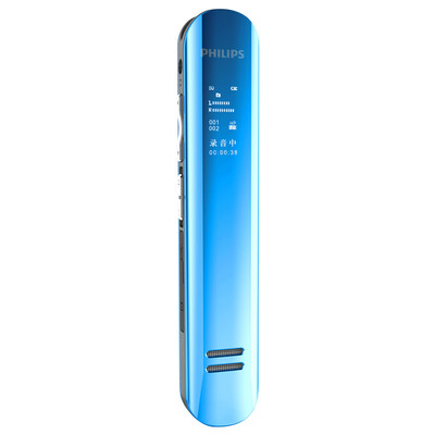 

Philips (PHILIPS) VTR5200 8GB изучение конференции интервью двойной микрофон цифровая запись перо синий