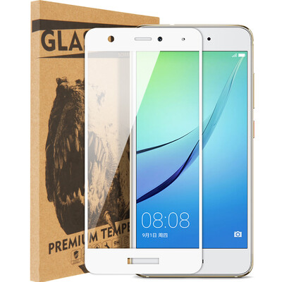 

KOOLIFE Huawei NOVA полноэкранных стало крышка пленочным покрытием полноэкранной полного стакана пленки защитной пленки наносят на мобильный телефон в виде белым Huawei NOVA-