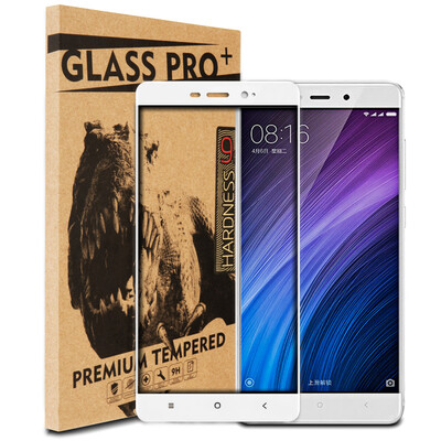 

KOOLIFE red rice 4 high with full-screen coverage of tempered film Full-screen glass film full coverage of mobile phone protective film Suitable for millet red rice 4 high with version - white