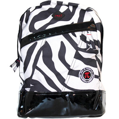 

Pack one library (BAO1KU) junior high school students high school students bag zebra stripes men and women Korean fashion casual backpack MR101022