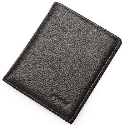 

Red Valley HONGU men wallet short paragraph fashion wallet men business men wallet H10452902 deep coffee