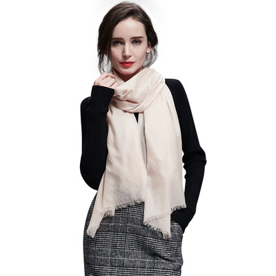 

Bao Shengxiang 300 pure color wool scarves autumn and winter warm thickening ladies shawl water soluble wool scarlet winks w9301
