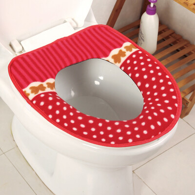 

Jingdong Supermarket] Sheng silk is still thickened paste button toilet seat toilet bowl purple