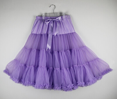 

B&N Woman 63cm One Layer Long Petticoat Tulle Pettiskirt Tutu Skirt Rockabilly