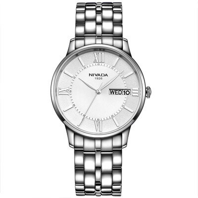 

NIVAD (NIVADA) thin and light stainless steel business simple female watch quartz watch ladies watch couple table LQ8050-101010