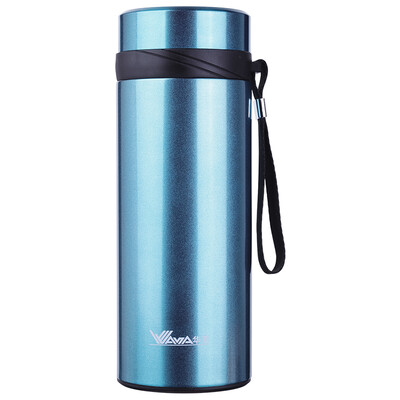 

Jingdong Supermarket] Huaya (WAYA) stainless steel insulation Cup large capacity with filter portable cup HX-850-5S business car leisure cup blue 850ml
