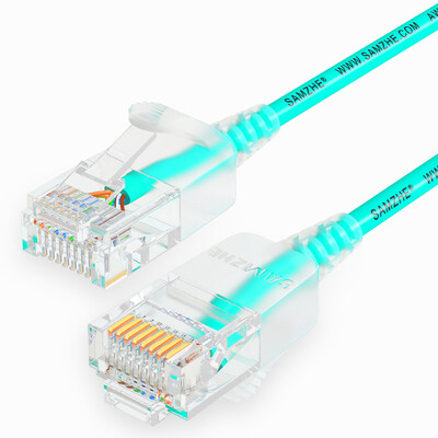 

Shanze (SAMZHE) SZQ-7100 супер шесть типов тонкого диаметра CAT6A высокочистая кислородная медная сетевая перемычка 8-жильная витая пара высокоскоростной ультра-6 типа RJ45 сетевой кабель 10 метров светло-зеленый