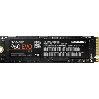 

SSD накопитель SAMSUNG 960 EVO M.2 NVMe