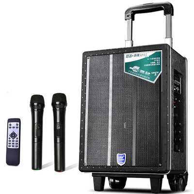 

Двойной Nuo Simeon Q802 8-дюймовый бас открытый штыревой динамик портативный квадратный танец звук громкой записи громкоговоритель руки, держащий пшеницу черный