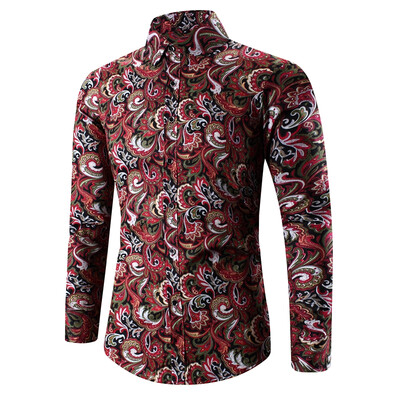 

Men Cotton Printed Long Sleeves Casual Shirts
