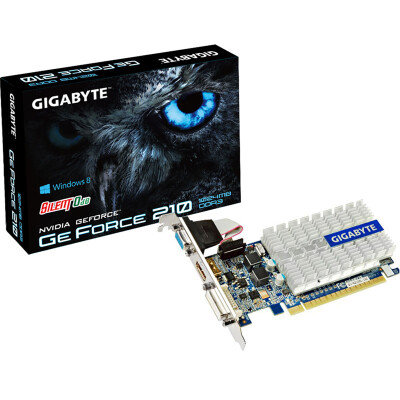 

GIGABYTE GV-N210SL-1GI 520MHz 1200MHz 1GB 64bit GDDR3 graphics card