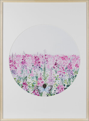 

中信美术馆·艺术家限量签名版画 小蝴蝶的花园4何处无花鸟系列