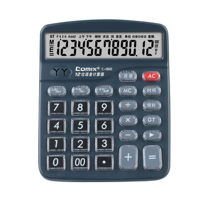 

United (COMIX) C-898 большой Тайвань Шу Ван калькулятор 12, как голос старой и новой упаковки случайной доставки