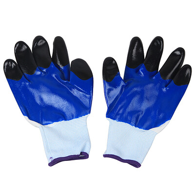

SANTO) 2015 dipped gloves 12 coated tendon coated gloves anti-skid wear