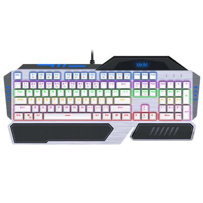 

Haier (Haier) Mr.M Series A600-M1B mechanical keyboard game keyboard green axis Symphony mixed light