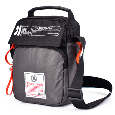 

Spark Man SPACEMAN Men&39s Shoulder Bag Small Handbag Men&39s Bag Shoulder Bag Handbag Casual Bag Nylon Cloth 5008-04 Gray