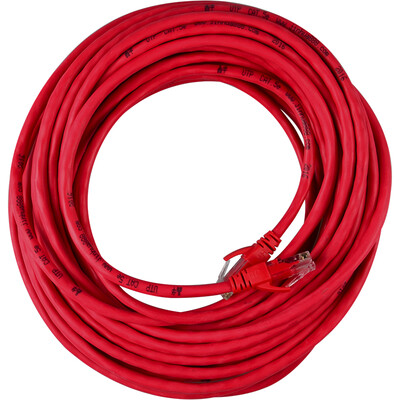 

Jinghua JH 0565 high-speed super six network cable original network cable with crystal head gigabit network cable home improvement computer router universal jumper 10 meters red
