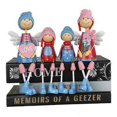 

Flowers set between simple crafts Decoration Wooden dolls home decorations Entrance study porters to send his girlfriend HM16A11 couple winter warmth