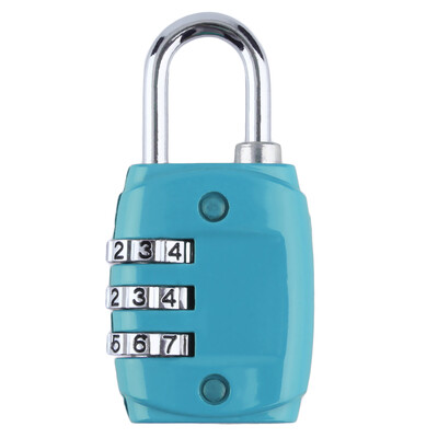 

Zinc Alloy Security 3 Combination Travel Suitcase Luggage Code Lock Padlock
