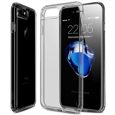 

ESR) iPhone7 Plus Phone Case / Case Apple 7plus Mobile Phone Case / Protective Case Silicone Transparent Anti-Wrestling Soft Case Primary Protector Series Quiet Black