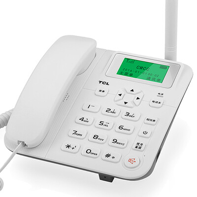 

TCL GF100 Chang Union телефонный аппарат сиденье Tie Tong Unicom базовая карта мобильный Unicom мобильный телефон SIM-карта вызывающий ID большой объем домашний офис фиксированный телефон (белый)