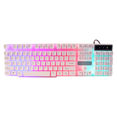 

Yixing (GESOBYTE) KB860 Suspension Keyboard Rainbow Edition White