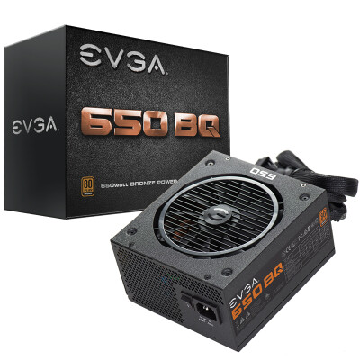 

EVGA rated 650w 650BQ power supply 80PLUS bronze modular 5 years warranty 14cmTNB bearing fan