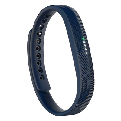 

Fitbit Flex 2 Fashion Smart Lace Bracelet 50m Waterproof Wireless Sports Sleep Bluetooth Bracelet Navy Blue