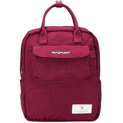

Love wahshi oiwas new Korean version of the school wind backpack female models leisure trend shoulder bag female OCB1619 peacock blue