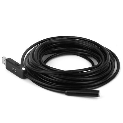 

7M USB Waterproof Endoscope Borescope Snake Inspection Tube Camera 4 LED