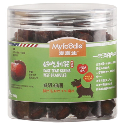 

Mai Fudi Myfoodie собаку Закусочная закуски говядина 200г маленькие собаки щенки