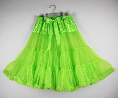 

B&N Woman 63cm One Layer Long Petticoat Tulle Pettiskirt Tutu Skirt Rockabilly