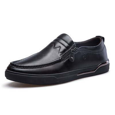 

Playboy Men's Classic Slip-on Round Head Business Casual Shoes