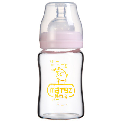 

Jingdong supermarket] Mattea Matyz high borosilicate glass bottle wide caliber explosion-proof bottle 180ML MZ-0807
