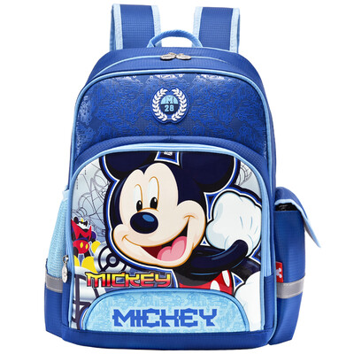 

Disney cartoon cute primary school students bag children's shoulder bag Mickey Green side section DB96151E