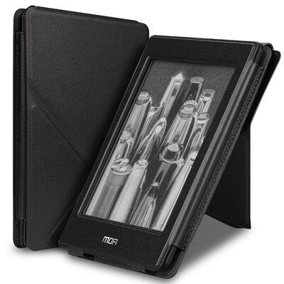 

Mo вентилятора Mofi Kindle Paperwhite кожаный чехол обновленной версии новых моделей 958 складной кожаный чехол кронштейн сердечника черный