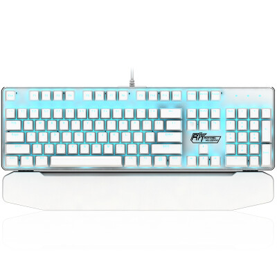 

RK ROYAL KLUDGE 920 Hand care detachable shaft mechanical keyboard white black shaft ice blue